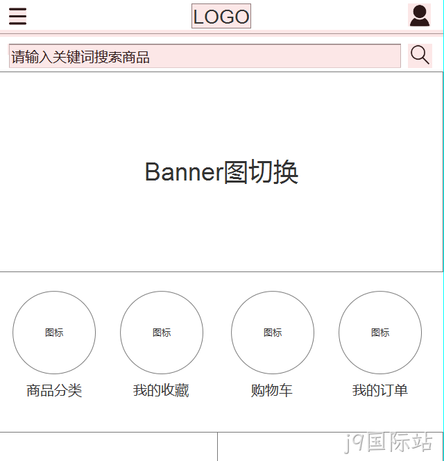 网站原型图